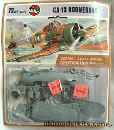 Airfix 1/72 CA-13 Boomerang Australian Fighter - Blister Issue, 01041-4 plastic model kit
